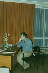 F551 Directeur Snoeijink aan het werk 1982